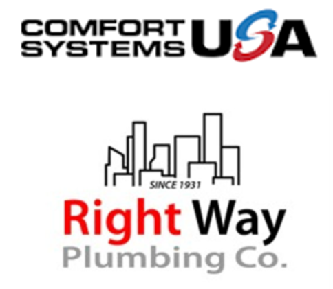 Comfort Systems USA acquired Right Way Plumbing
